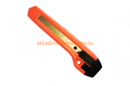 Нож SANTOOL 18 мм с выдвижным лезвием с обоймой 020502