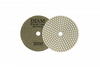 Круг алмазный гибкий шлифовальный Extra Line Universal №3000 (100х2.5 мм; сухая/мокрая) DIAM 000678