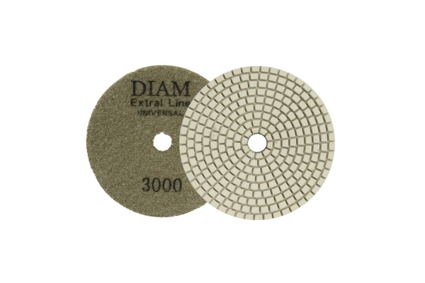 Круг алмазный гибкий шлифовальный Extra Line Universal №3000 (100х2.5 мм; сухая/мокрая) DIAM 000678