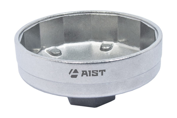 Алюминиевый съемник (ключ) масляного фильтра "чашка" 74мм 14-гр, MERCEDES, BMW, AUDI, VW, OPEL AIST 67250221-3 00-00010472