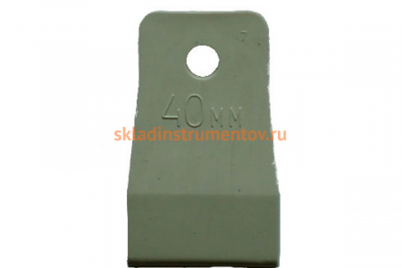 Резиновый шпатель (белый, 40 мм) Biber 35265 тов-130024