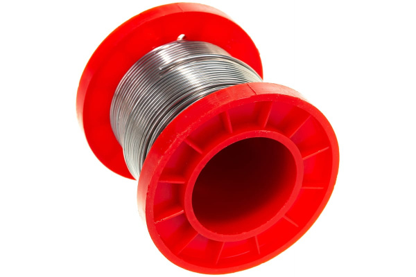 Припой ПОС 61 (1 мм; 100 г; проволока) Зубр 55450-100-10