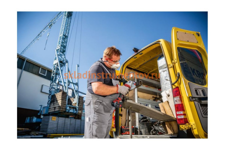 Аккумуляторная угловая шлифовальная машина FLEX LBE 125 18.0-EC/5.0 Set 499323