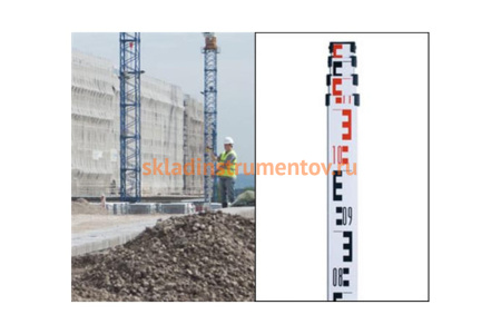 Телескопическая нивелирная рейка TNL STABILA 18170