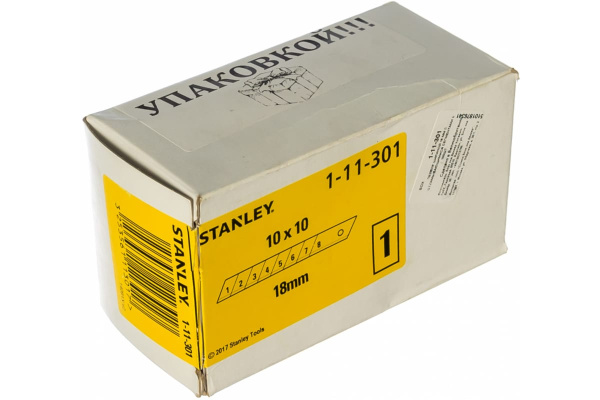 Лезвие для ножа (18 мм; 100 шт.) Stanley 1-11-301
