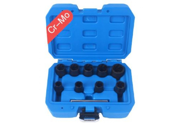 Набор головок для поврежденных болтов и гаек (10 шт; 3/8) ROCKFORCE RF-910U2