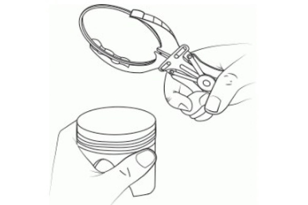 Клещи для поршневых колец Дело Техники 50-100 мм 802110