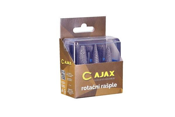 Набор бор-фрез по дереву №1,5,7,8,9,10 (6 шт.) AJAX 286221997010