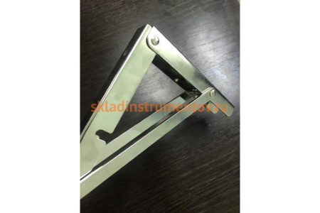 Складной кронштейн для полок MFK-TORG 300х155мм никель SB-53 НЕКОНДИЦИЯ К-53-300х155