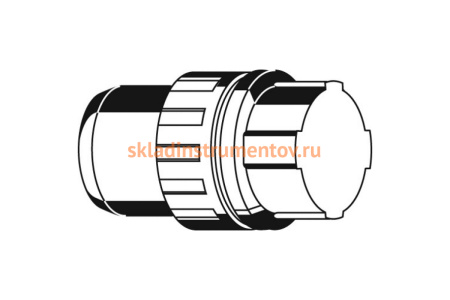 Заглушка "ШиреФит" (26 мм; "штуцер с гайкой") для трубопровода Зубр 51510-26