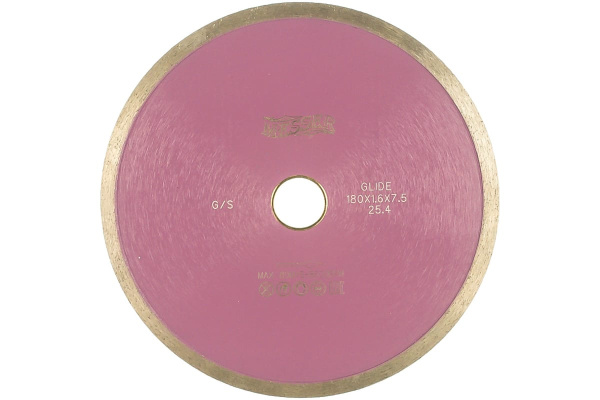Диск алмазный сплошная кромка G/S по граниту 180D-1.6T-7.5W-22.2 MESSER 01-23-180