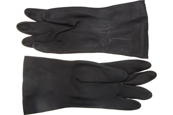 Латексные двухслойные сантехнические перчатки Зубр, КЩС, размер XXL 11269-XXL_z01