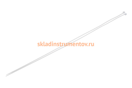 Универсальный пластиковый хомут ЭВРИКА белый 5.0x500мм 25шт ER-05502