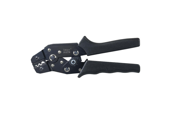 Обжимной инструмент для неизолированных сжимающих кабельных наконечников HAUPA 210779