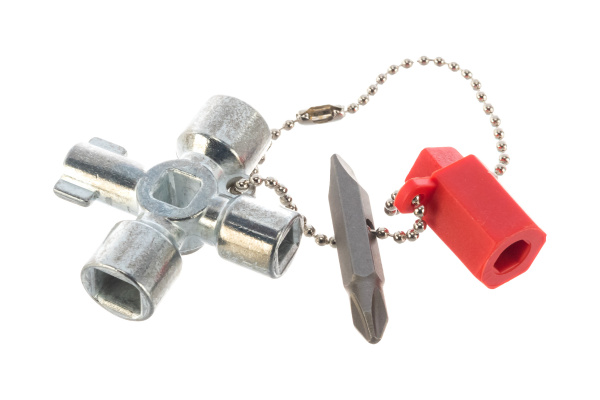 Ключ для электрошкафов с битой и переходником Knipex KN-001102