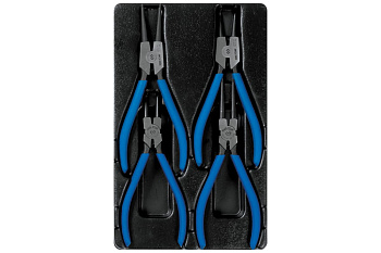 Ложемент для набора съемников стопорных колец 9-42114GP, PVC KING TONY 84740320B