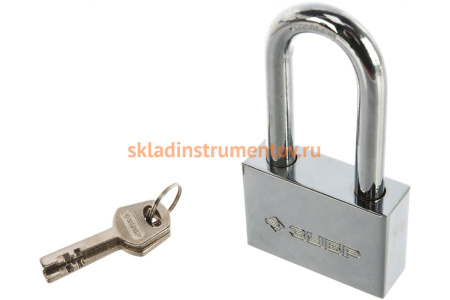 Навесной замок 60 мм ЗУБР МАСТЕР 3710-60-1