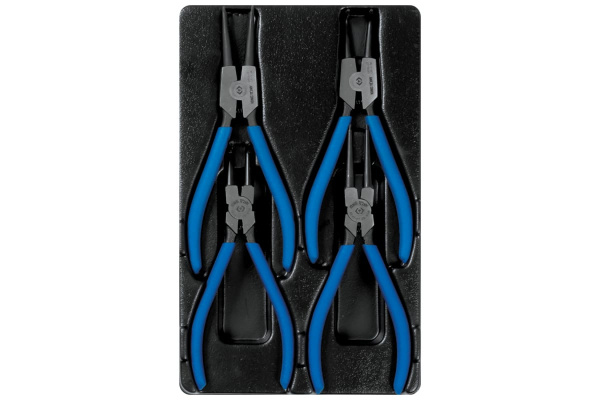 Ложемент для набора съемников стопорных колец 9-42114GP, PVC KING TONY 84740320B