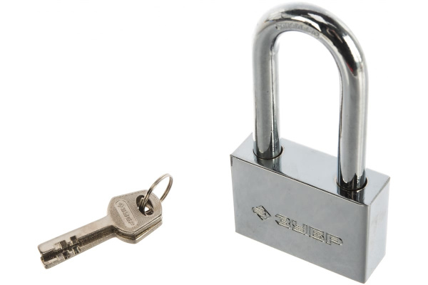 Навесной замок 60 мм ЗУБР МАСТЕР 3710-60-1