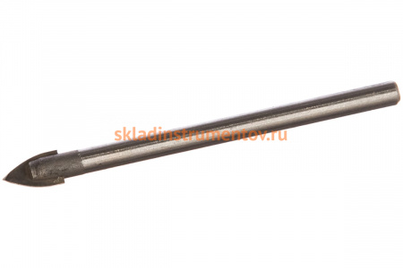 Сверло лепестковое по стеклу и керамической плитке 6 мм MESSER DIY 15.001.006