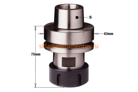 Патрон высокоточный для цанги ER32, S=HSK-F63, RH CMT 183.300.01