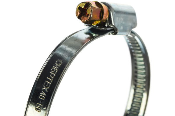 Металлический хомут СИБРТЕХ 40-60 мм 50 шт ширина 9 мм 47562