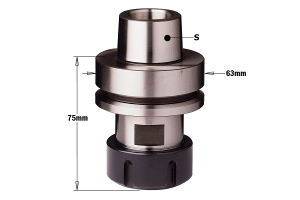 Патрон высокоточный для цанги ER32, S=HSK-F63, RH CMT 183.300.01
