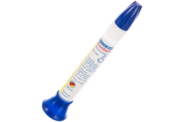 Цианоакрилатный клей WEICON Contact VA 1401 12 г (основа - этилат) wcn12054012