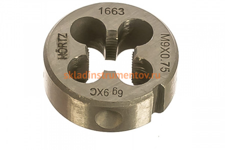 Плашка М 9 х0.75 9ХС HORTZ 204003