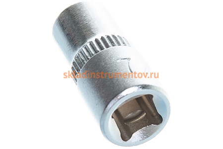 Головка торцевая 1/4” 07 12-ти гранная L=25мм JTC 22607