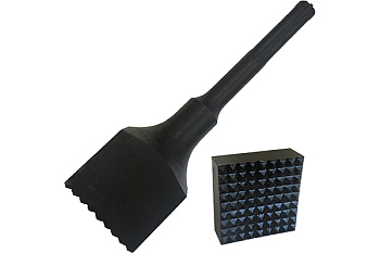 Бучарда квадратная (63х63х240 мм; SDS-MAX; 81 насечка) ПНЕВМО-ТРЕЙД БучКв63-63-240-81-7-SDS-MAX