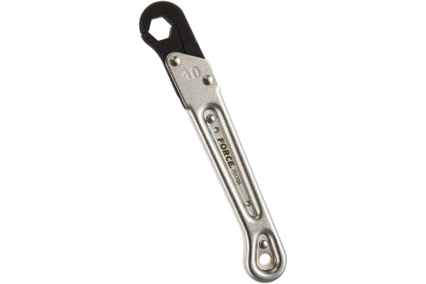 Накидной разъёмный ключ д/трубок 10 мм FORCE 75110A