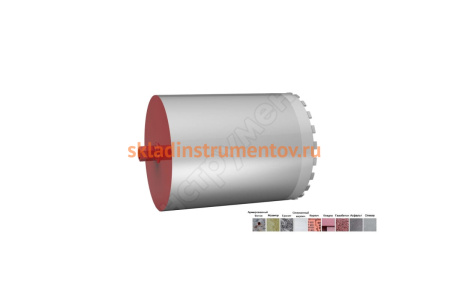 Коронка сверлильная алмазная HSP-E (320х450 мм; 1 1/4 UNC) Rothenberger FF51320