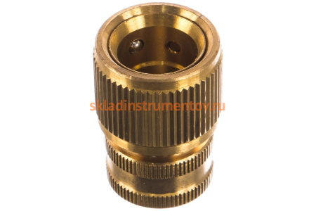 Соединитель латунный быстросъемный, внутренняя резьба 1/2" PALISAD 66270