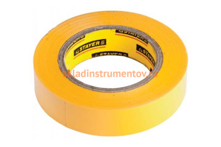 Изолента "MASTER" желтая ПВХ (5 кВ; 15 мм х 10 м) Stayer 12291-Y-15-10
