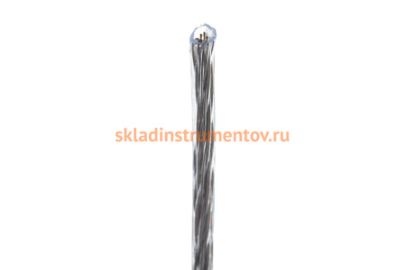 Металлополимерный трос СИБРТЕХ прозрачный ПР-2,5 47627