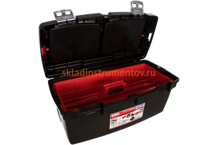 Ящик для инструментов 600x305x295мм +лоток + органайзер + 2 съемных органайзера Tayg 168000