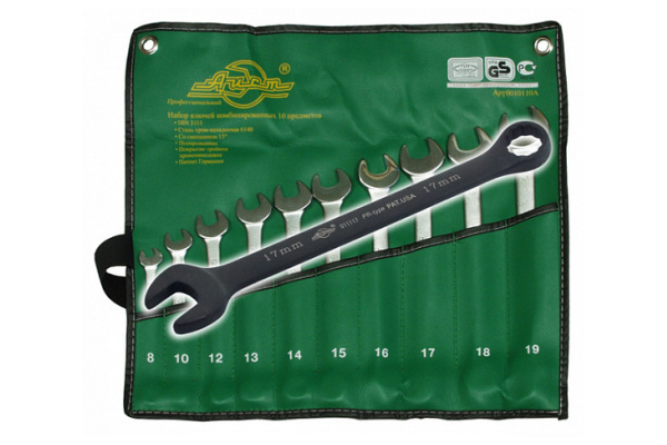 Набор ключей комбинированных удлиненных 10 предметов AIST 0011110 00-00014674