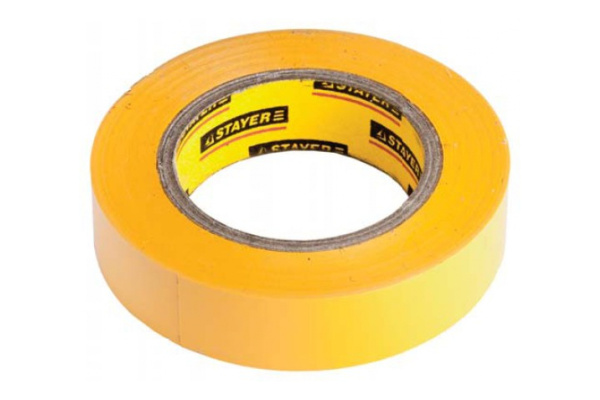 Изолента "MASTER" желтая ПВХ (5 кВ; 15 мм х 10 м) Stayer 12291-Y-15-10