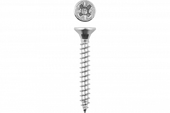 Саморезы ЗУБР СУ-Б универсальные, 40 x 6,0 мм, 150шт, белый цинк, 4-300371-60-045