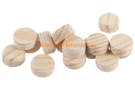 Деревянная пробка D=15мм х 7мм, 40шт PINIE 111-1540