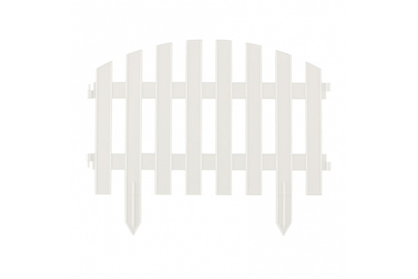 Декоративный забор "Винтаж", 28x300 см, белый PALISAD Россия 65011
