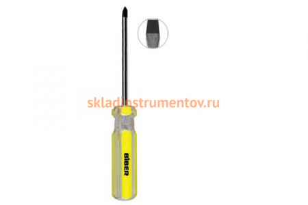 Отвертка SL 6х100мм Biber Стандарт 85575 тов-079485