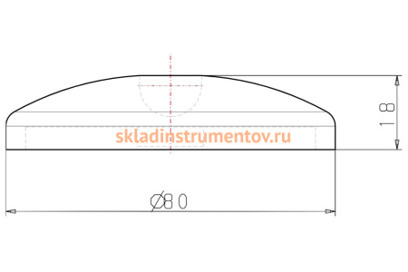 Диск для шарнирной опоры KIPP K0415.1080