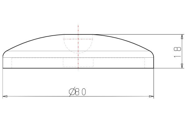 Диск для шарнирной опоры KIPP K0415.1080