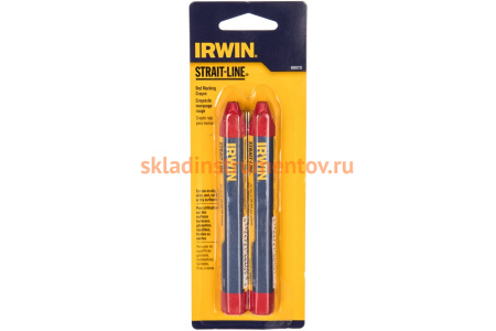 Разметочный красный карандаш-мелок 2ШТ Irwin 666012