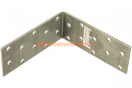 Крепежный равносторонний уголок ЗУБР УКР-2.0 40х100х100 х 2мм 310206-040-100