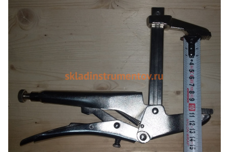 Гейферный зажим струбцинного типа 4 захват:0-100мм ROCKFORCE RF-660F100