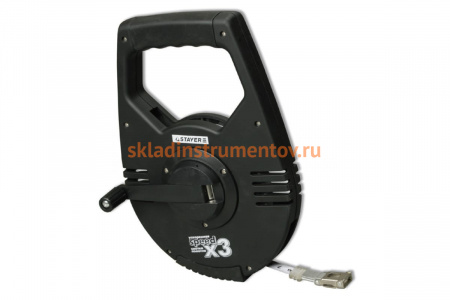 Мерная геодезийная лента 50 м х 13 мм RACER STAYER 2-34186-050