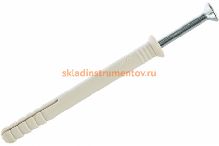 Дюбель-гвоздь с потайным бортиком 50 шт. (8х80 мм) Зубр 4-301375-08-080